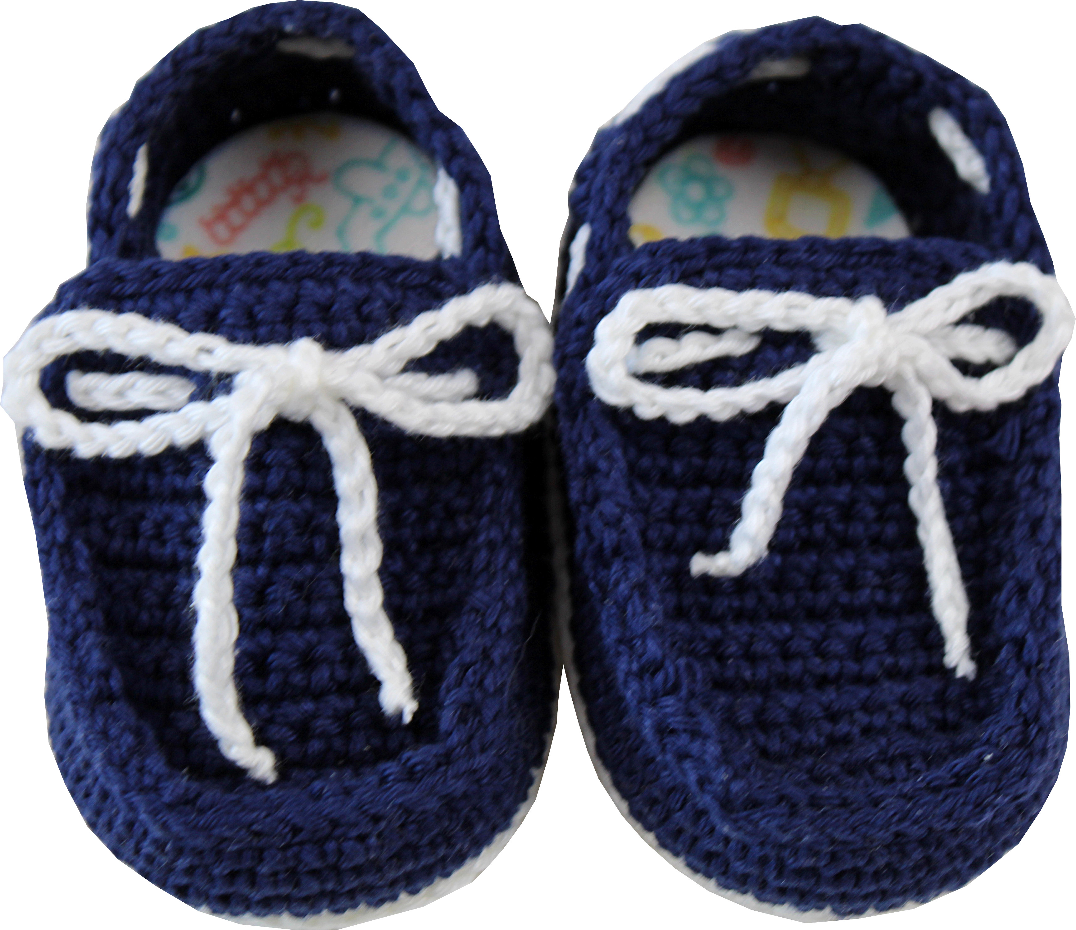 sapatilhas de crochê