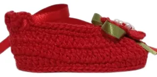 sapatilhas de crochê