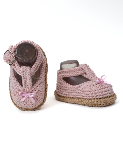 sapatilhas de crochê