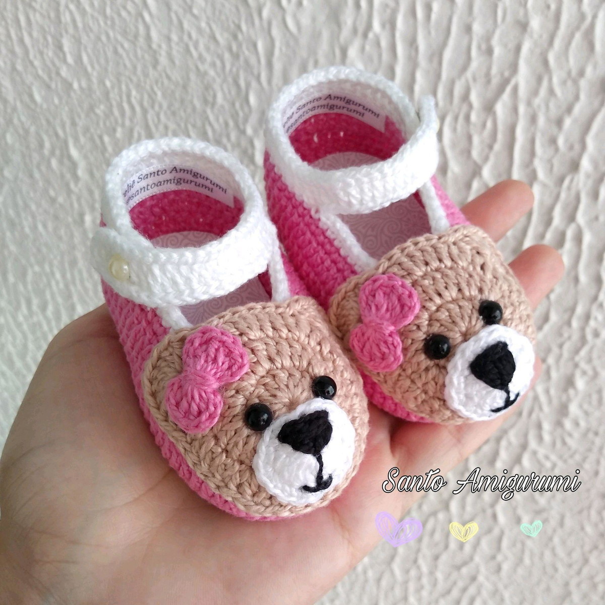 sapatilhas de croche infantil
