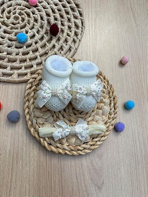 Sapatinhos de Bebê de Tricot: Conforto e Estilo para Recém-Nascidos