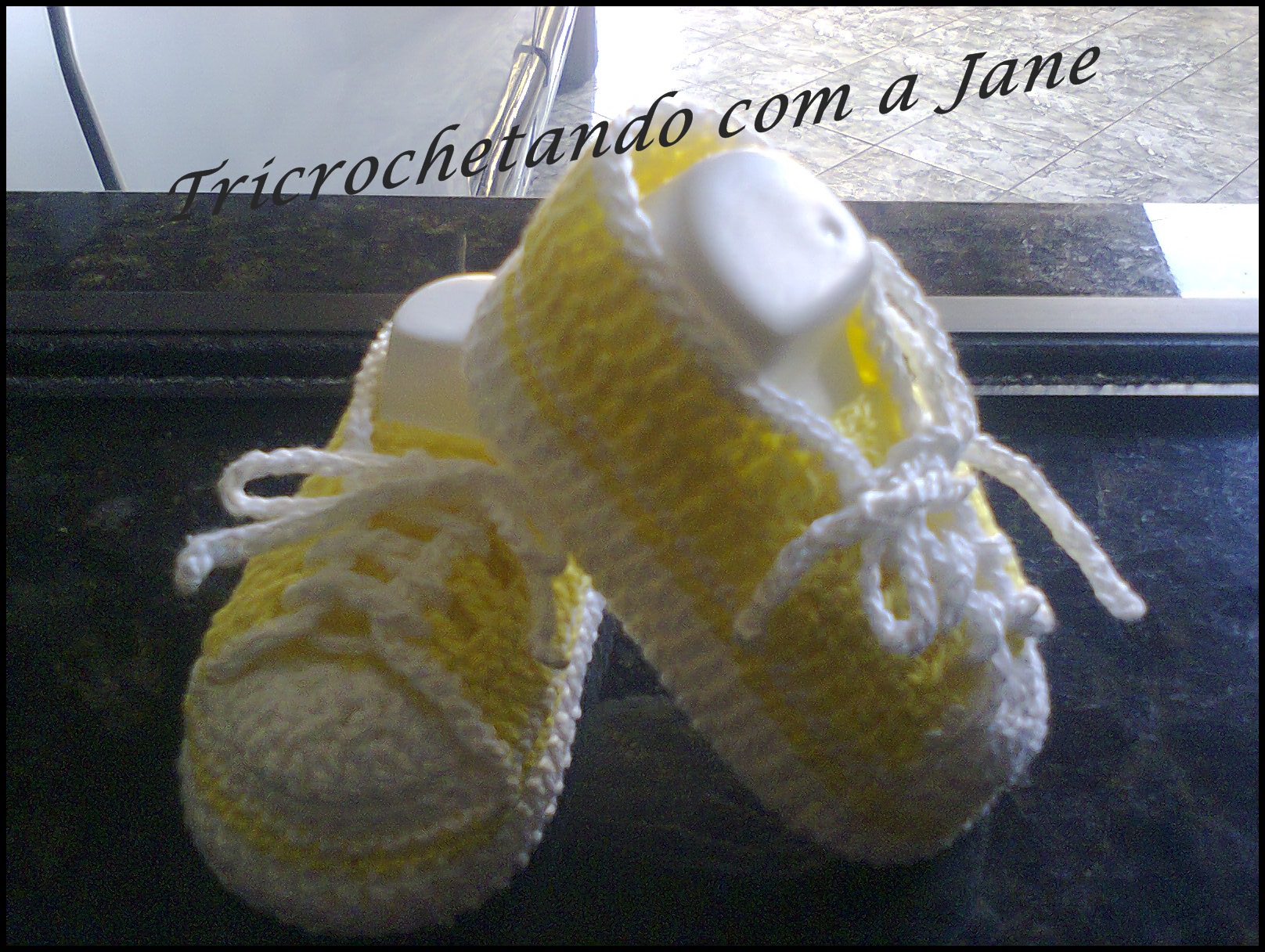 sapato de croche para bebe com grafico