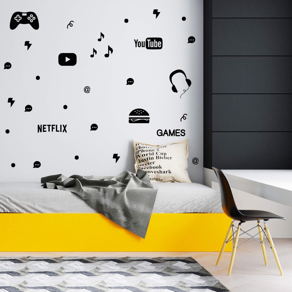 decoração quarto minimalista shopee