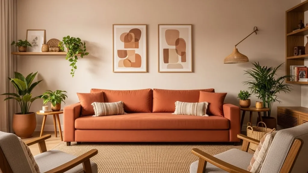 erros comuns ao decorar com sofá caramelo