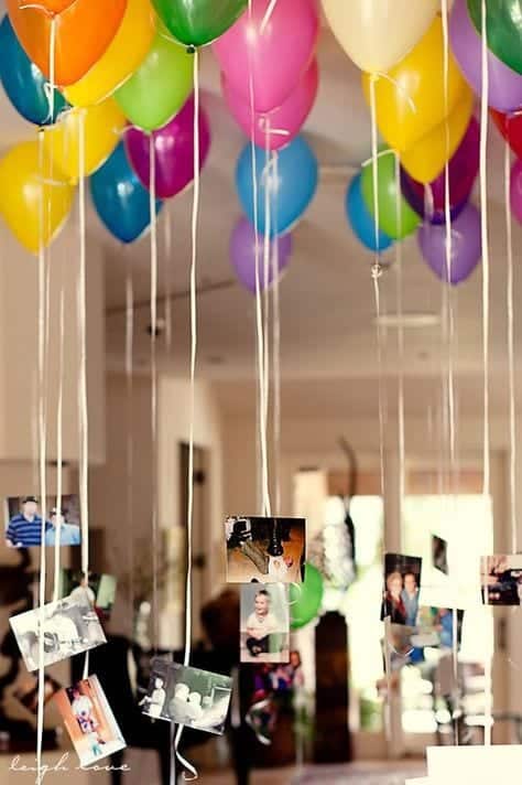 festa surpresa em casa