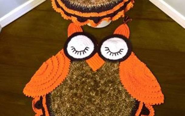 tapete coruja croche grafico