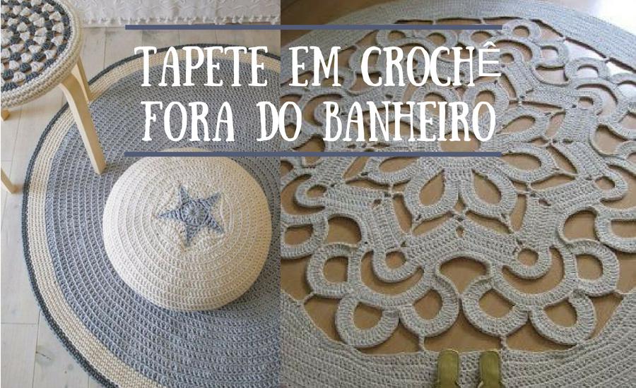Jogo de banheiro em barbante 100% algodão