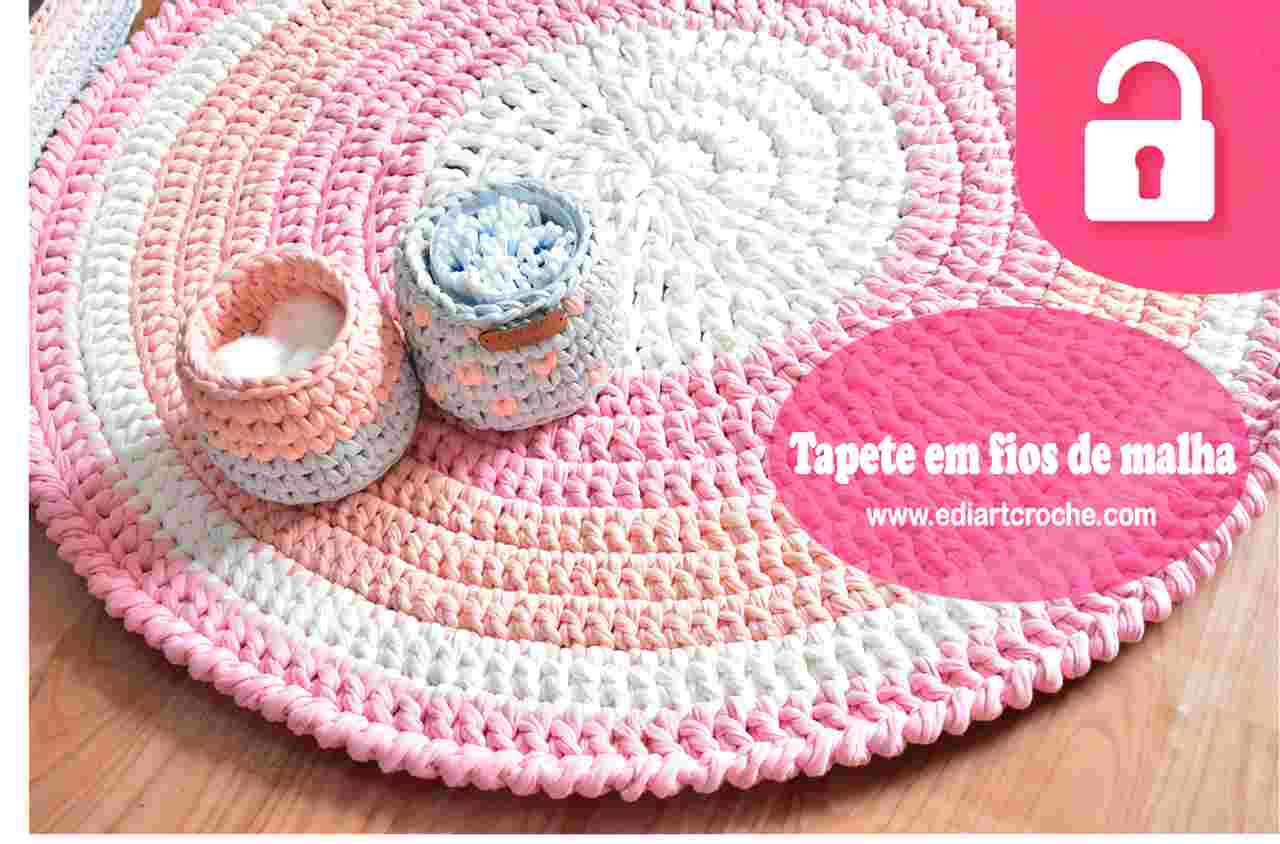 Sustentabilidade e Estilo: A Decoração com Tapetes de Crochê em Fio de Malha