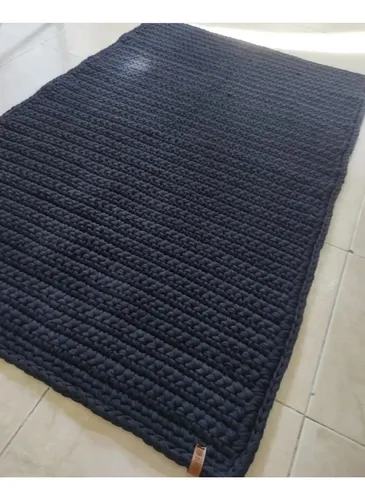 Passo a Passo: Faça Seu Próprio Tapete de Crochê com Fio de Malha para Iniciantes