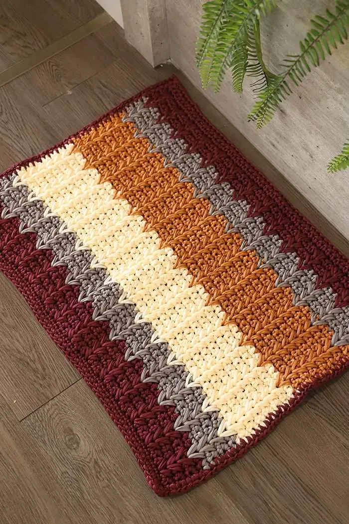 Tapete de Crochê Redondo com Fio de Malha: Dicas para Não 'Embabadar'