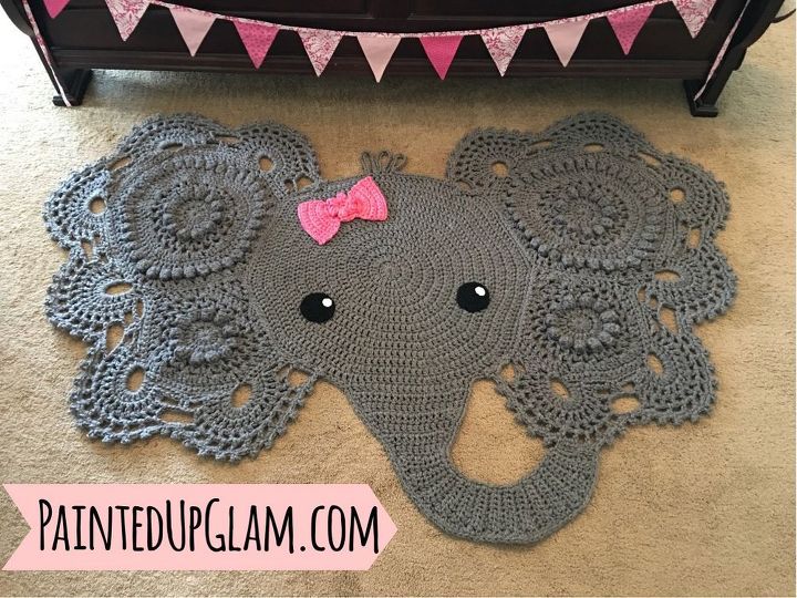 DIY Crochê: Aprenda a Fazer um Tapete de Elefante Encantador (Passo a Passo)
