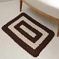 tapete de croche labirinto