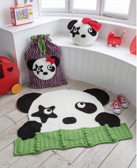 tapete de crochê para criança