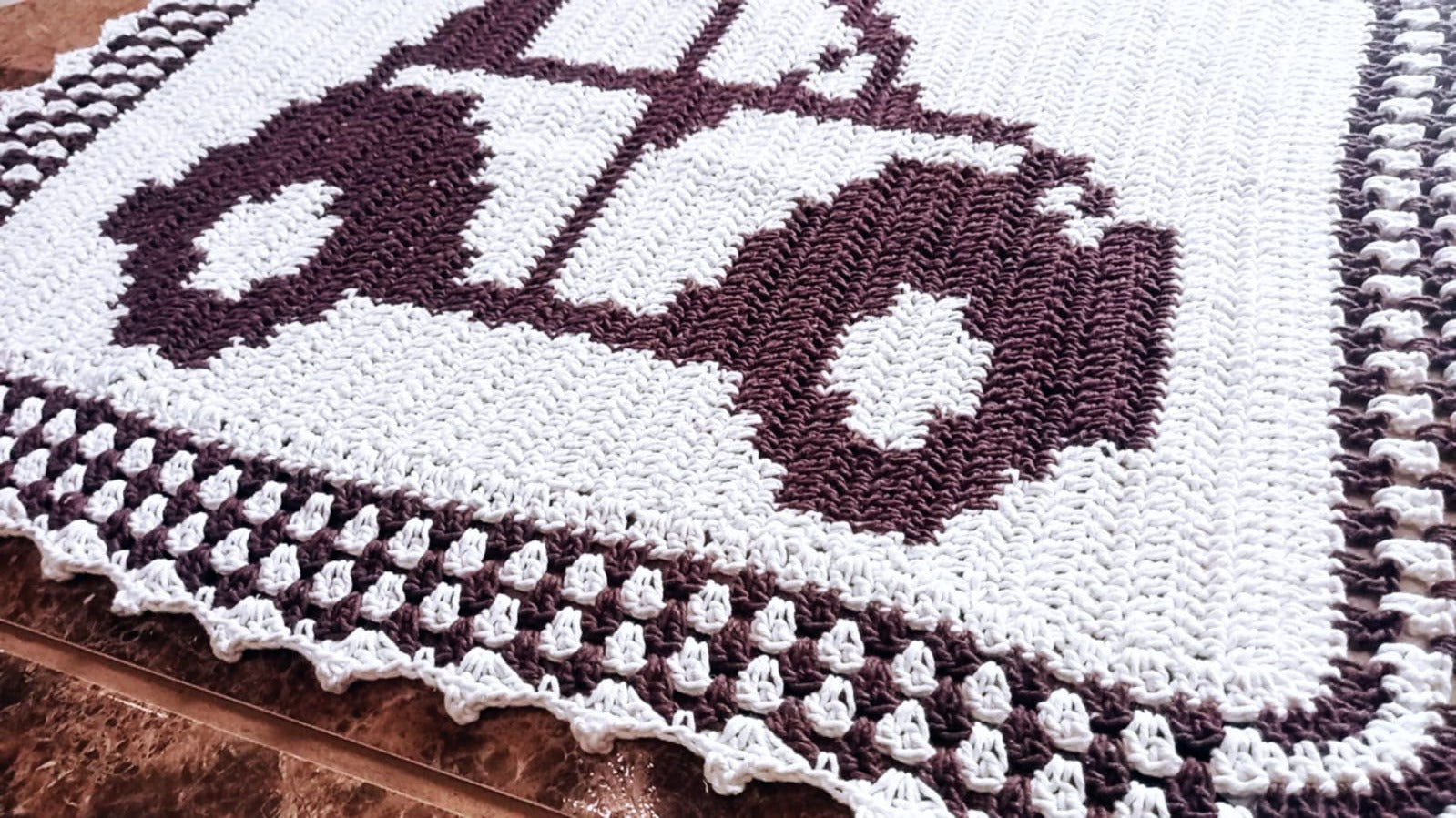 tapete de crochê para criança