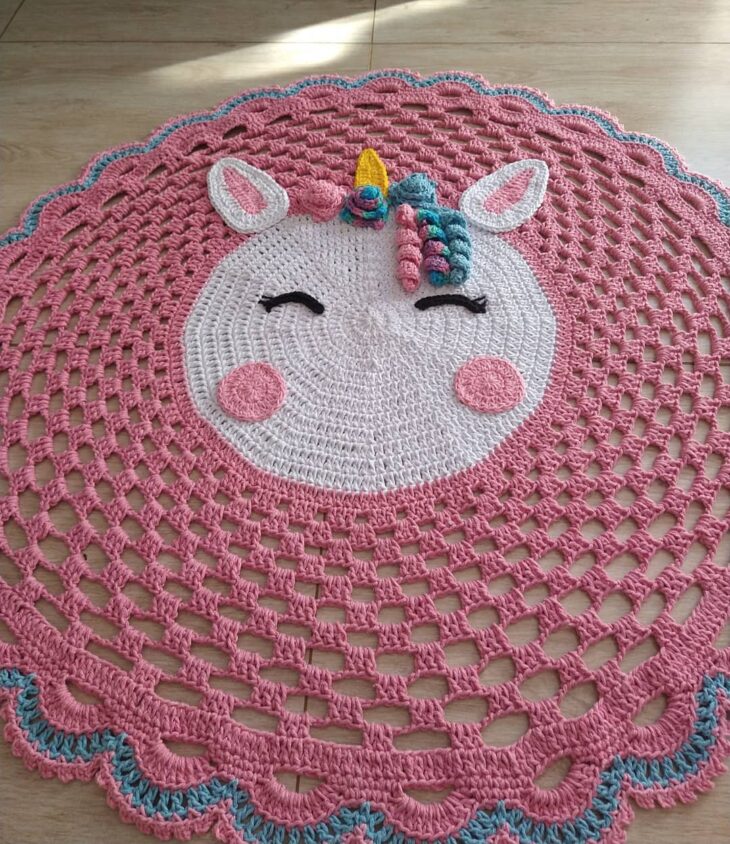 tapete de crochê para criança