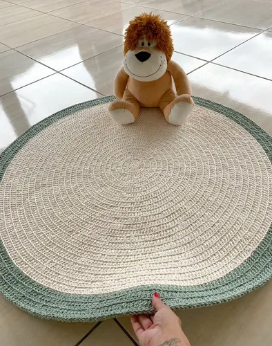 tapete de crochê para criança