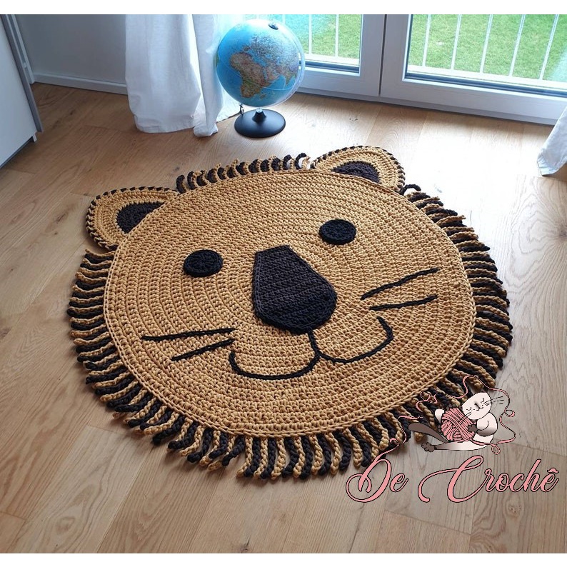 tapete de crochê para criança