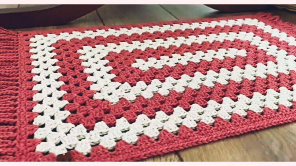 tapete de croche retangular preço custo beneficio