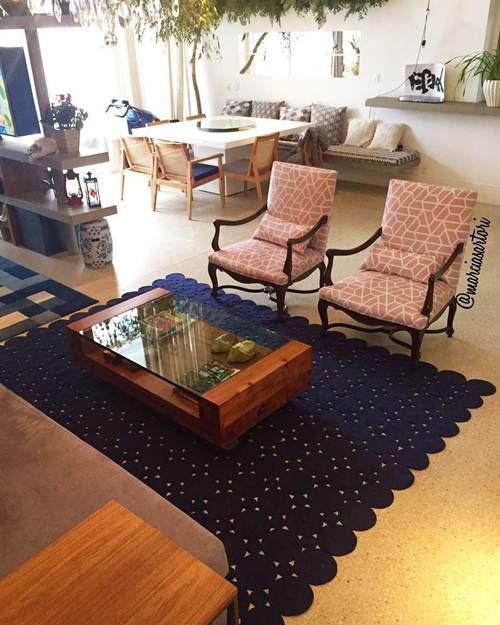 como evitar tapete de croche retangular torto