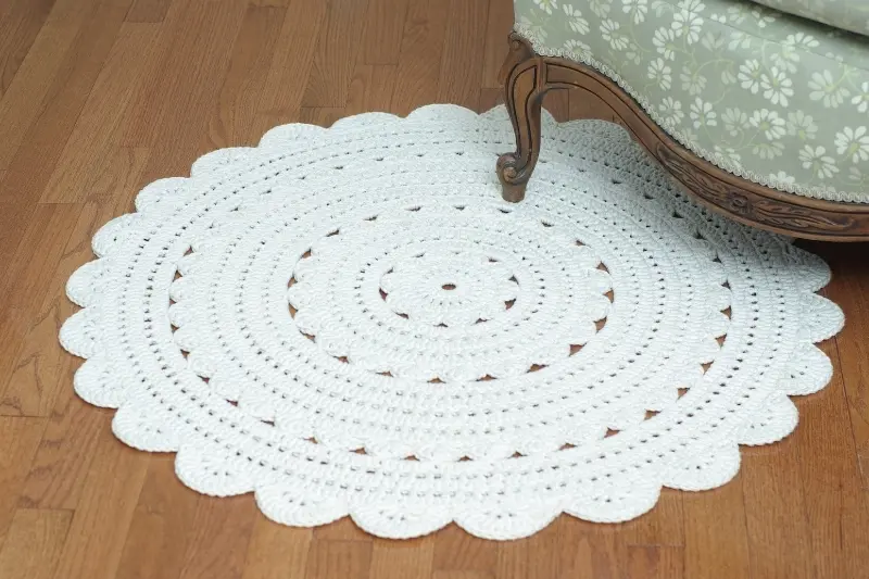 tapetes de croche para cozinha com frutas