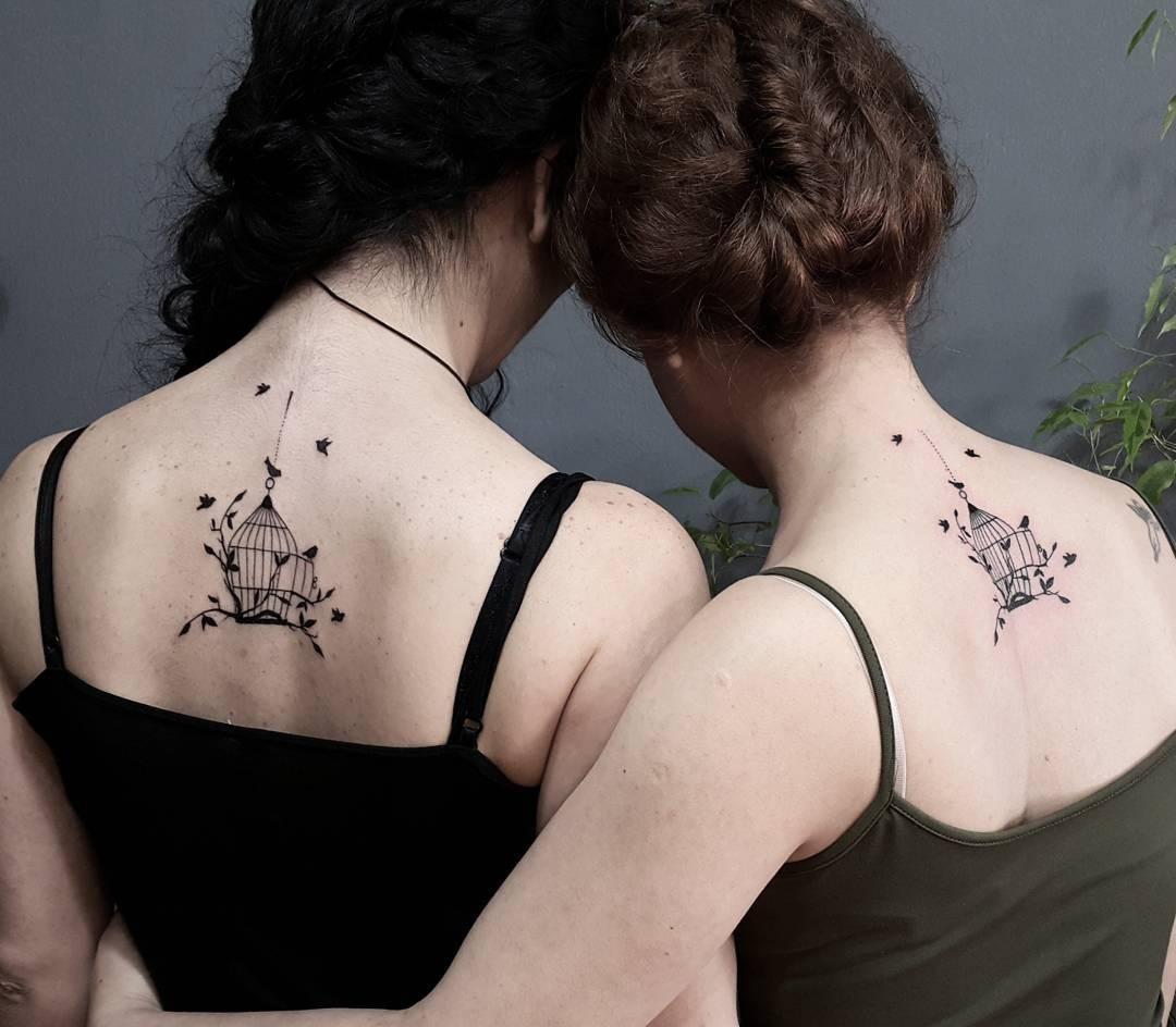 ideias tattoo amigas
