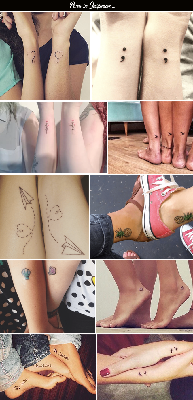 tattoo de casal amigas
