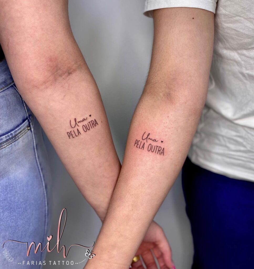 tatuagem melhores amigas