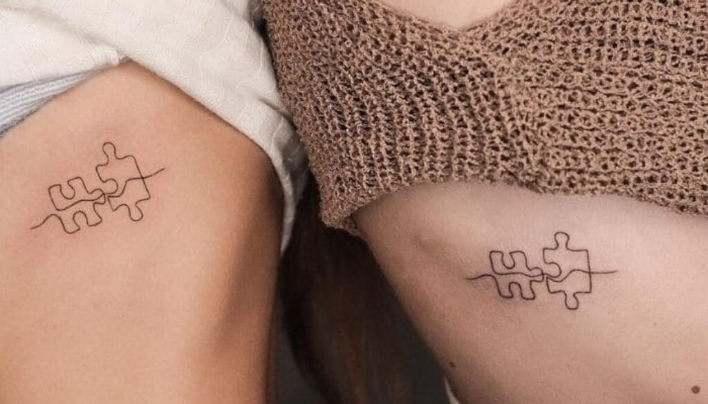 tatuagem combinando amigas