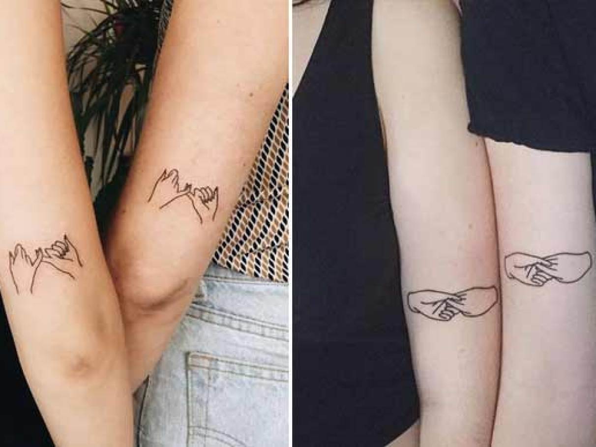 tatuagem de amizade feminina