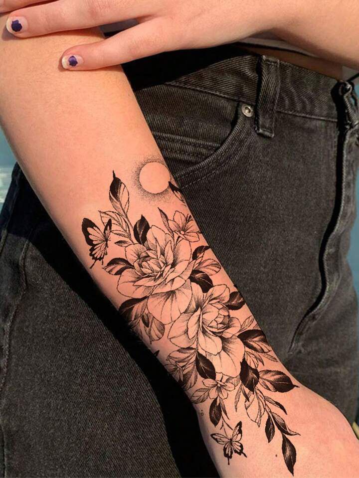 tatuagem borboleta temporária