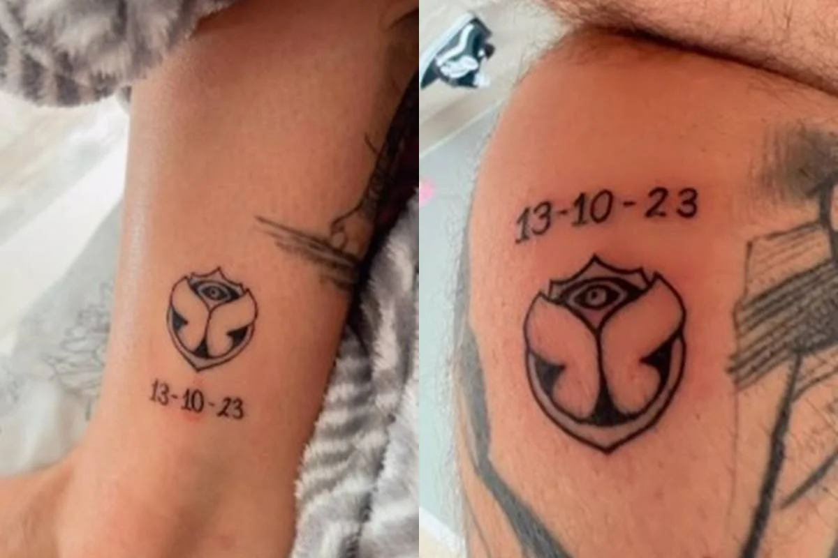 tatuagem data braço