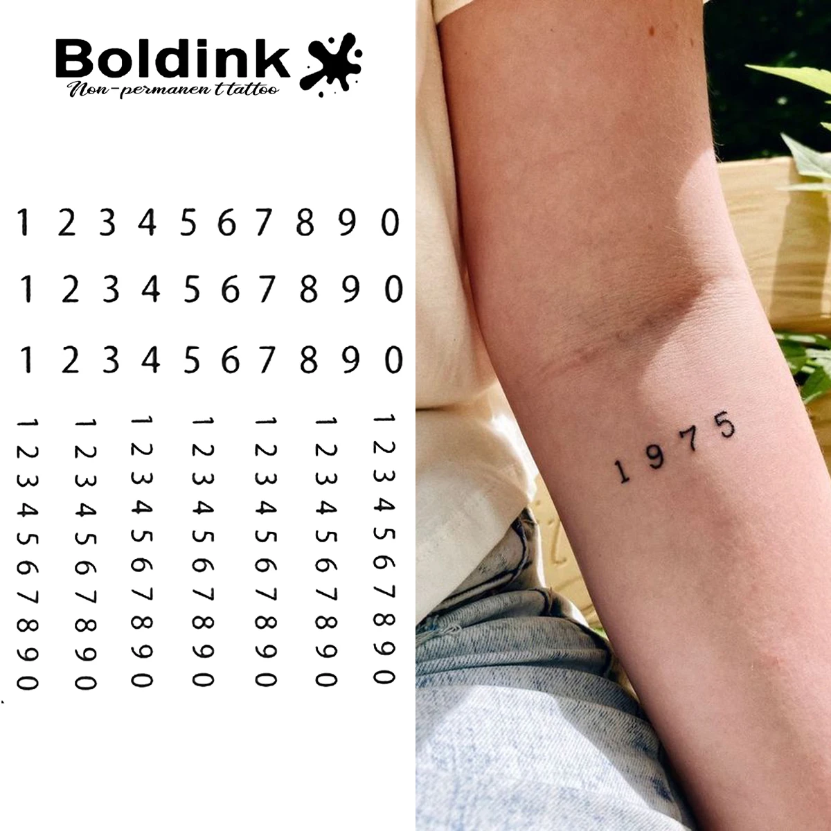 tatuagem data gótico