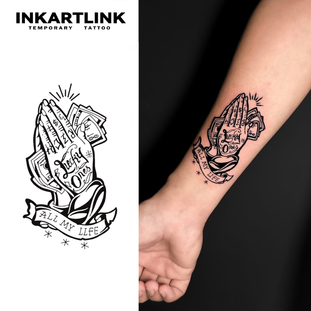 dor tatuagem mão