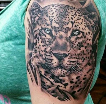 tatuagem onça determinação