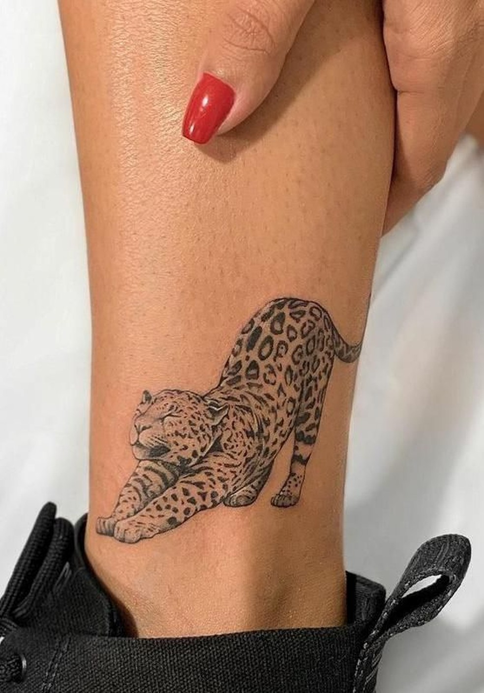 tatuagem de onça ousada