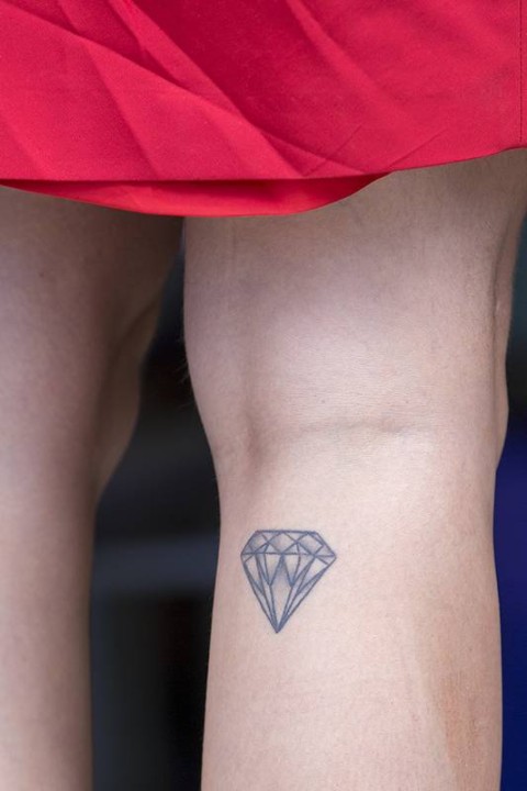 tatuagem diamante amor