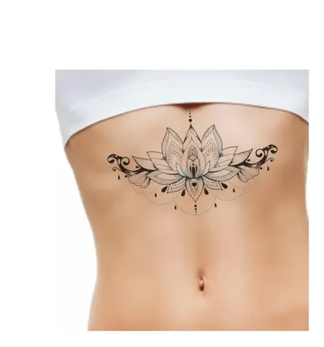 tatuagem feminina barriga frases