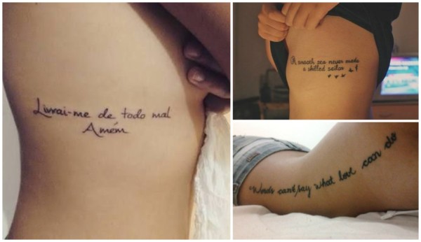 melhores frases para tatuagem na costela
