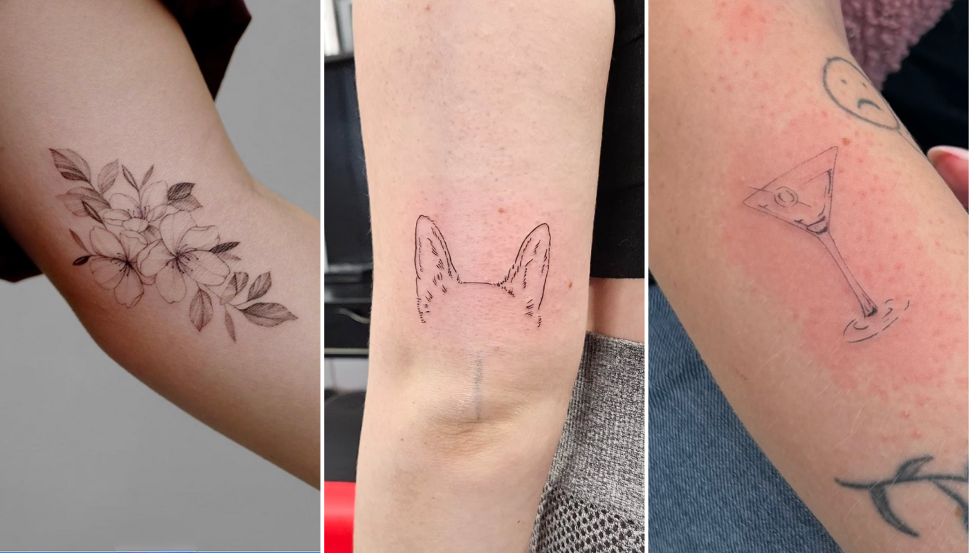 tatuagem pequena no ombro feminina
