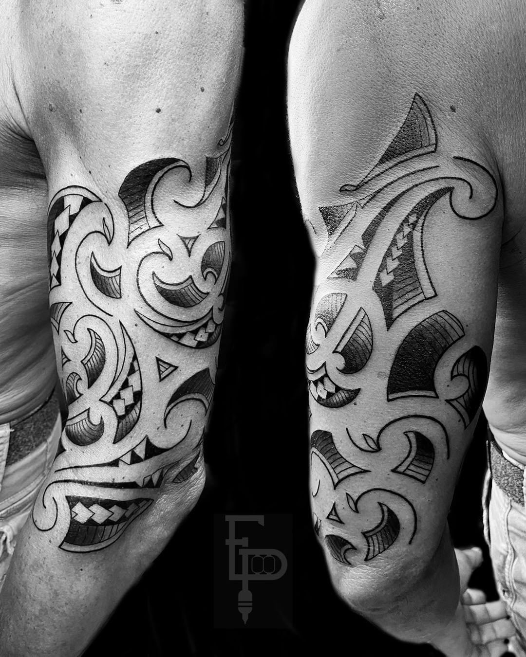 estilos tatuagem maori braço