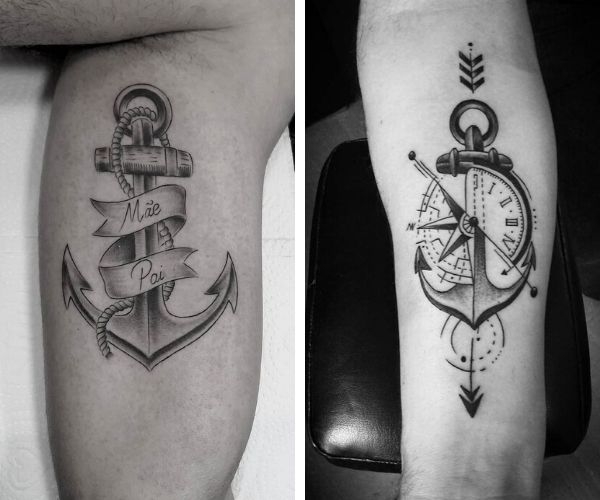 tatuagem masculina minimalista