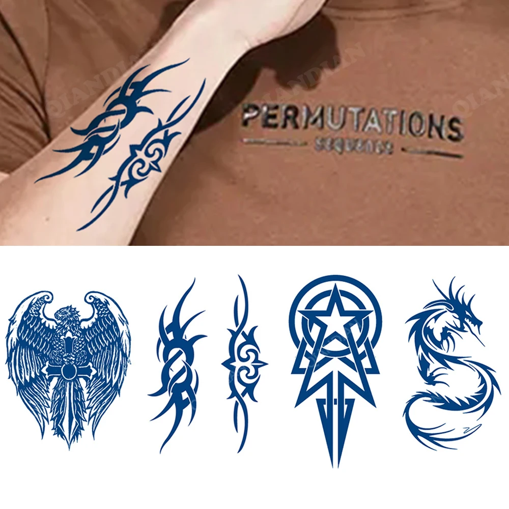 tatuagem masculina pequena de frase