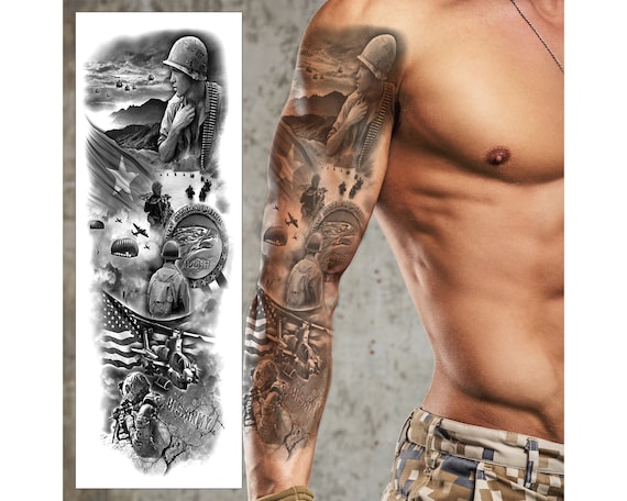 tatuagem battle cross memorial