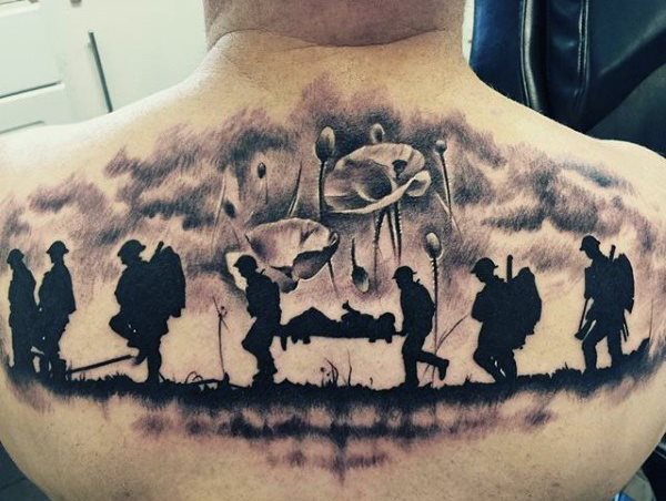 tatuagem espada honra militar