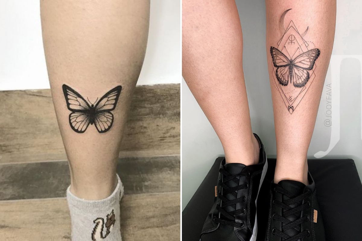 tatuagem mandala canela feminina