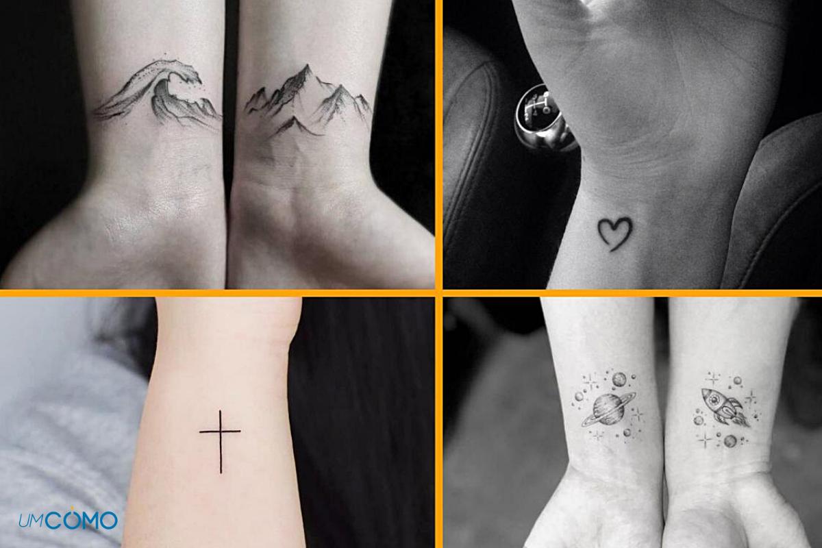 tatuagem pequena stitch minimalista