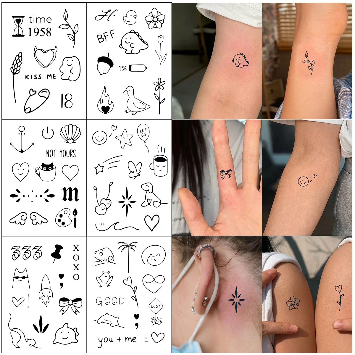 tatuagens pequenas simples femininas ideias