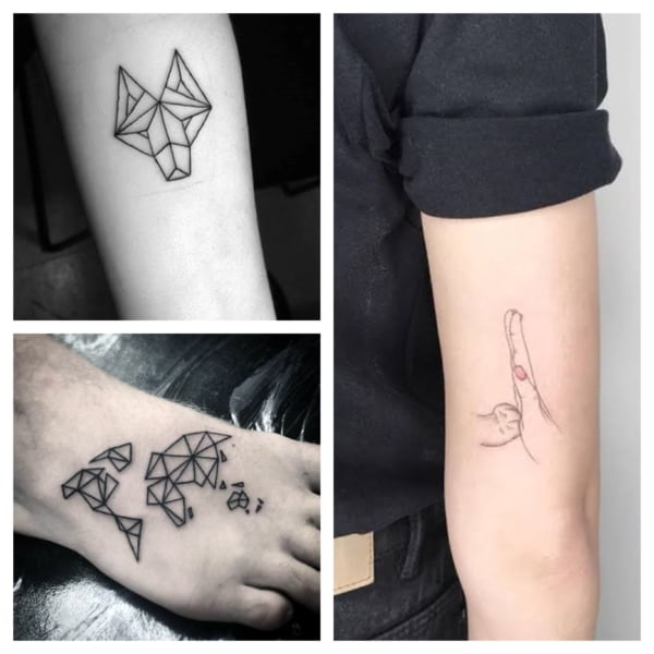 tatuagem fineline pulso delicada