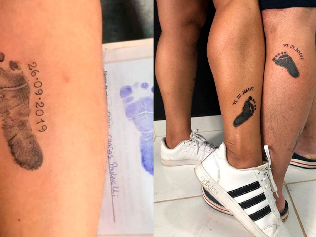 tatuagens pezinhos de bebe