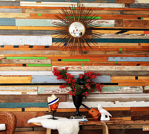 ideias de telas de madeira para sala de estar
